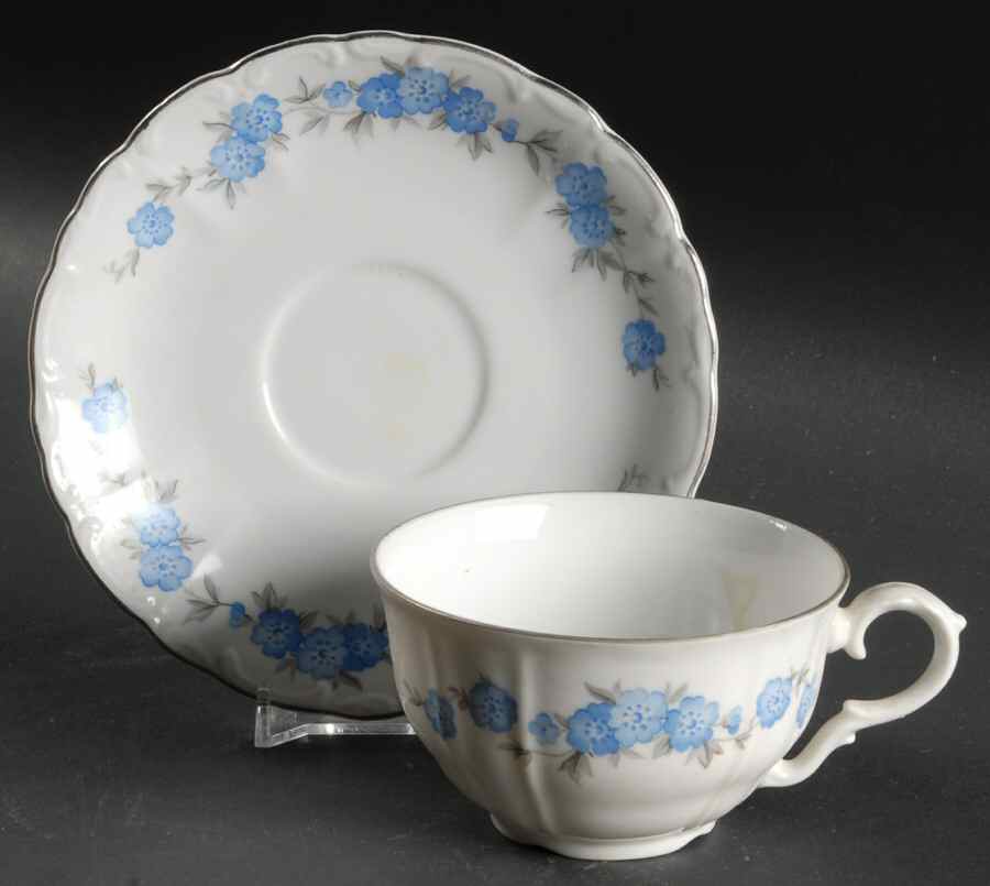 BOH6 Flat Cup & Saucer Set by Bohemia Ceramic Works-1