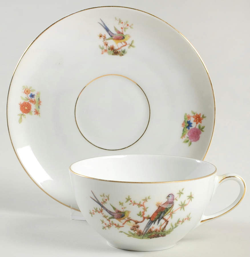 The Eaton Flat Cup & Saucer Set by Bohemia Ceramic Works-1