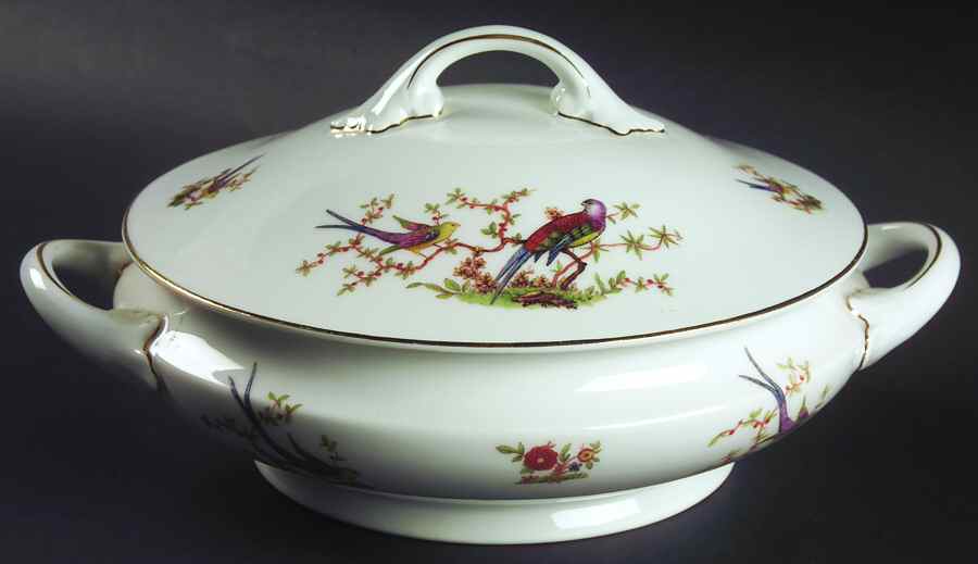 The Eaton Round Covered Vegetable by Bohemia Ceramic Works-1