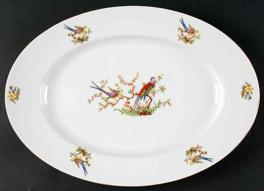 The Eaton 15" Oval Serving Platter by Bohemia Ceramic Works-1
