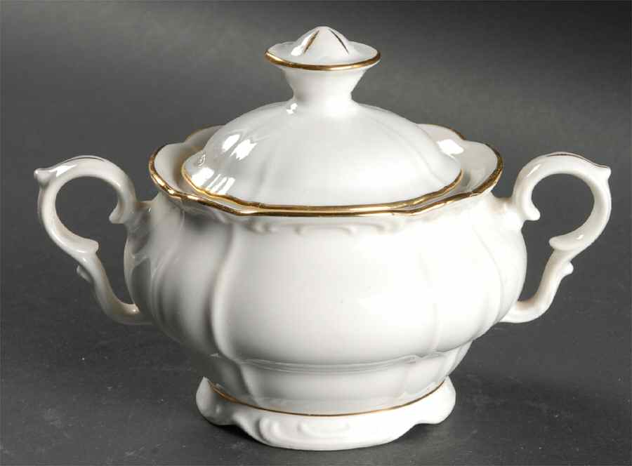 Empress Sugar Bowl & Lid by Bohemia Ceramic Works-1