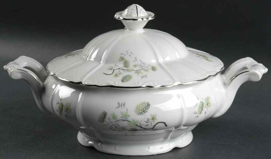 Imperial Ming Round Covered Vegetable by Bohemia Ceramic Works-1