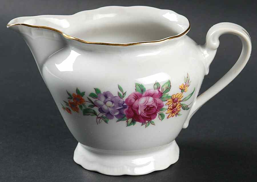 Linden (Rope Edge) Creamer by Bohemia Ceramic Works-1