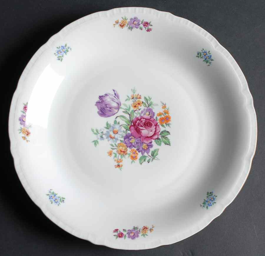 Linden (Rope Edge) 11" Chop Plate (Round Platter) by Bohemia Ceramic Works-1