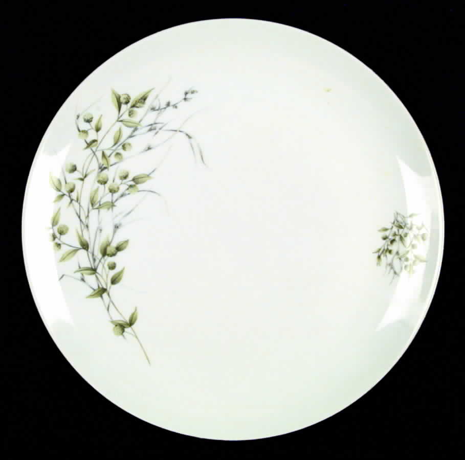 Lorraine (Platinum Trim) Dinner Plate by Bohemia Ceramic Works-1