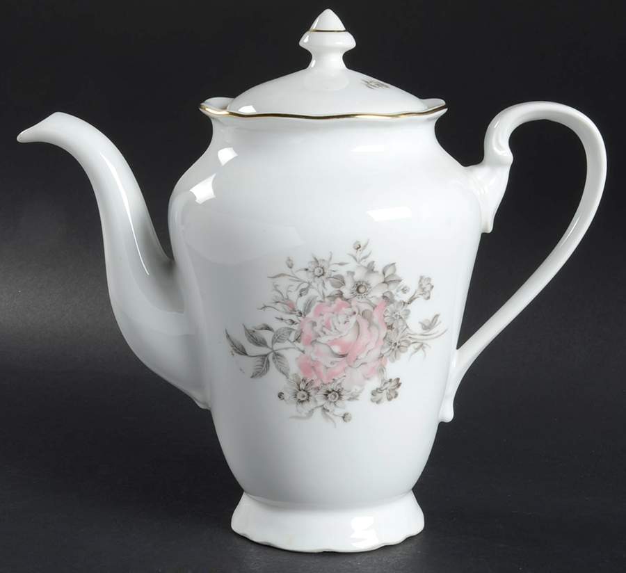 Maria (Embossed Edge) Coffee Pot & Lid by Bohemia Ceramic Works-1