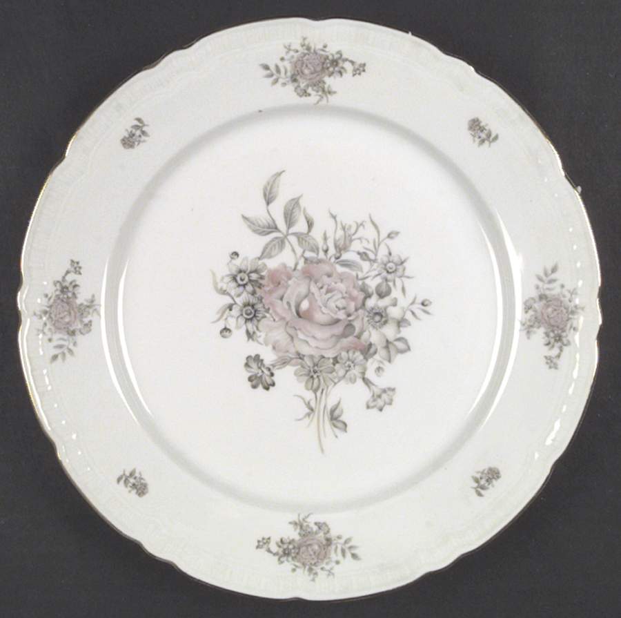 Maria (Embossed Edge) Dinner Plate by Bohemia Ceramic Works-1