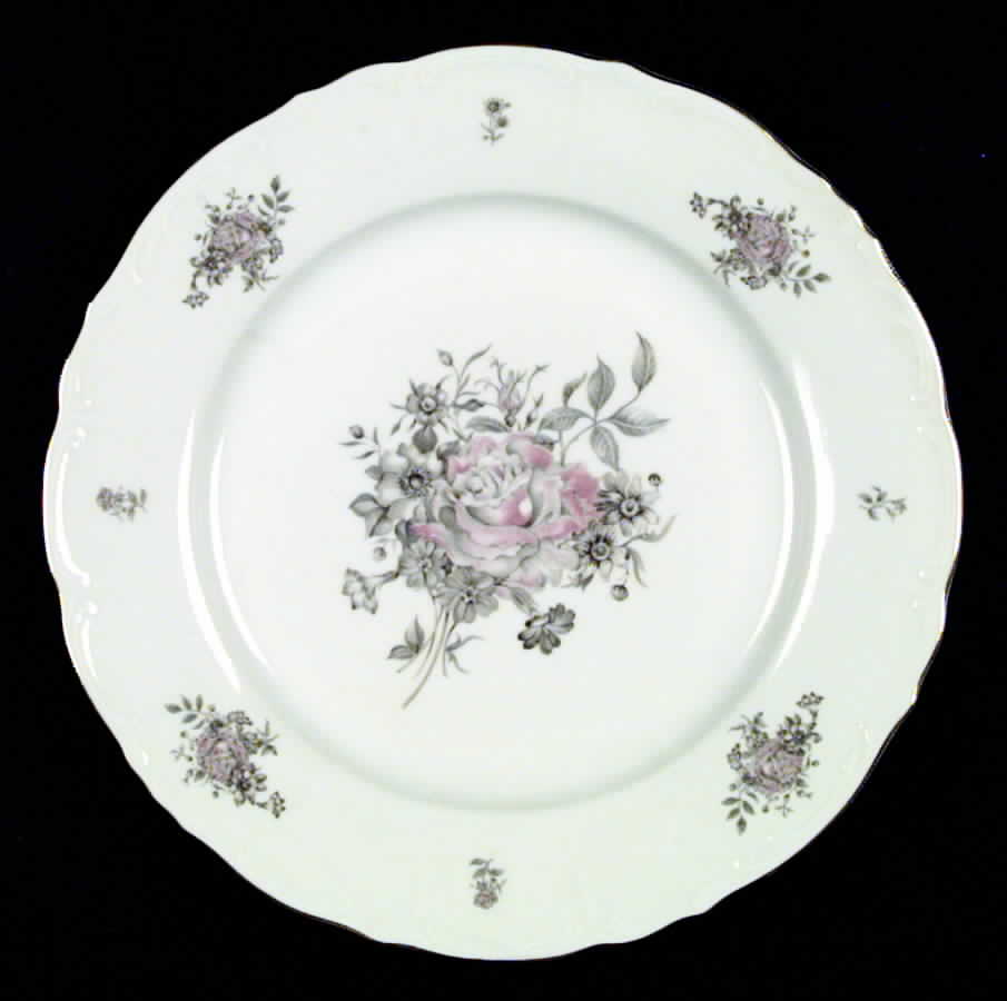 Maria (Embossed Scroll Edge) Dinner Plate by Bohemia Ceramic Works-1
