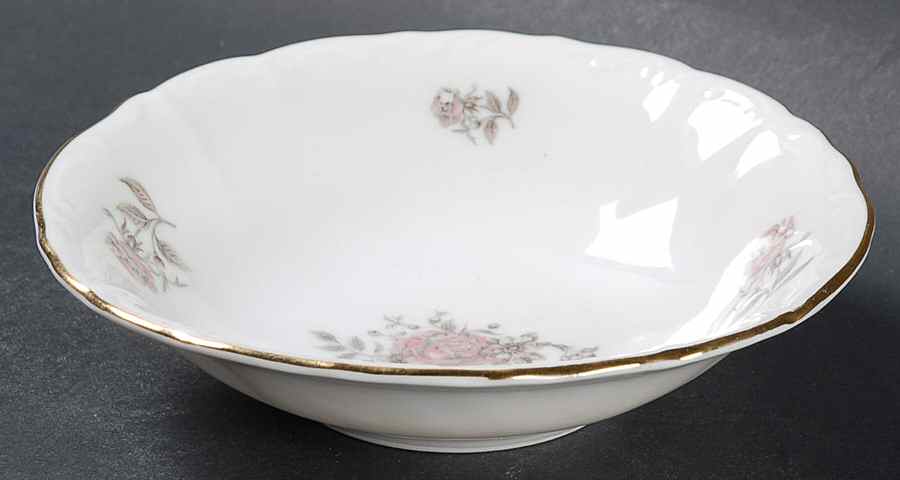 Maria (Embossed Scroll Edge) Fruit/Dessert (Sauce) Bowl by Bohemia Ceramic Works-1