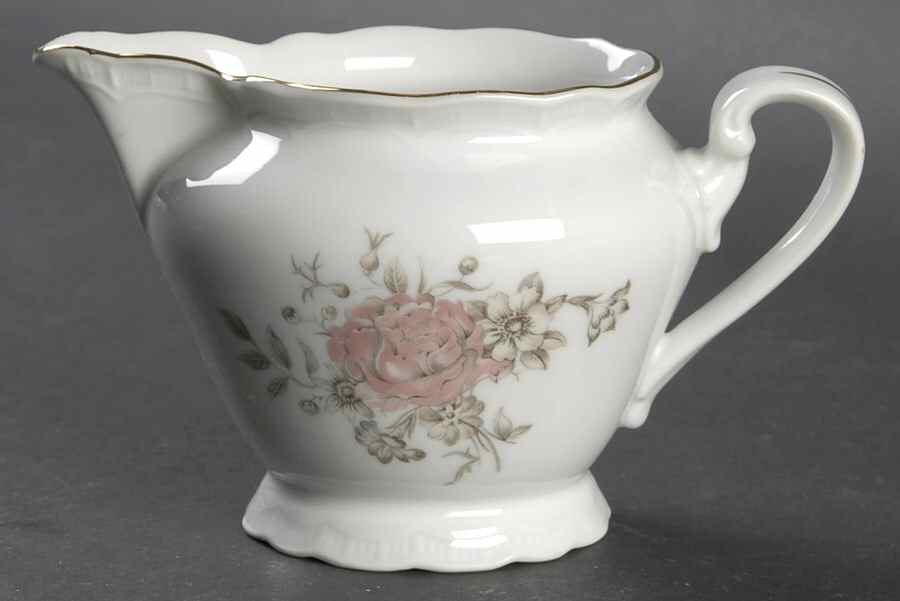 Maria (Embossed Scroll Edge) Creamer by Bohemia Ceramic Works-1