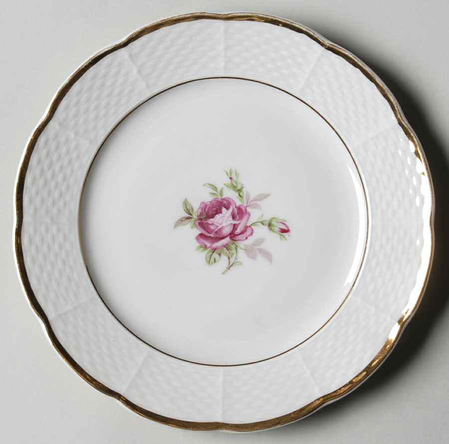 Mel Rose Dessert/Pie Plate by Bohemia Ceramic Works-1