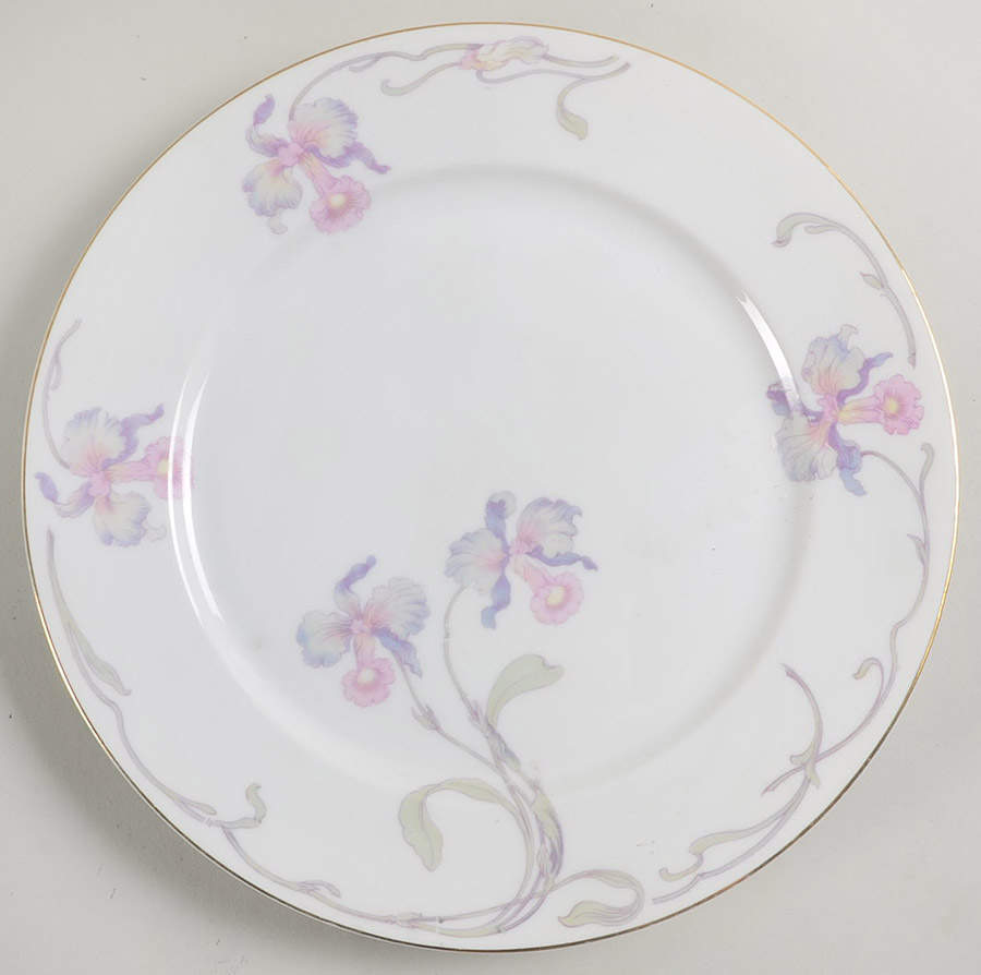 Orchid Iris Dinner Plate by Bohemia Ceramic Works-1