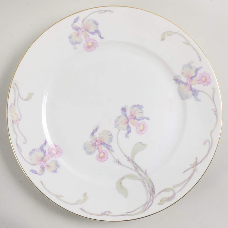 Orchid Iris Dinner Plate by Bohemia Ceramic Works-1
