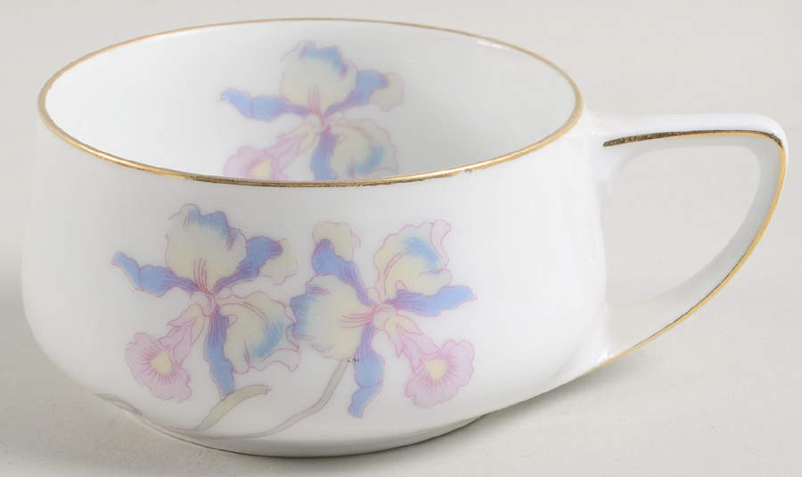 Orchid Iris Flat Cup by Bohemia Ceramic Works-1