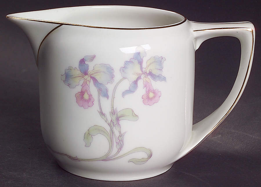 Orchid Iris Creamer by Bohemia Ceramic Works-1