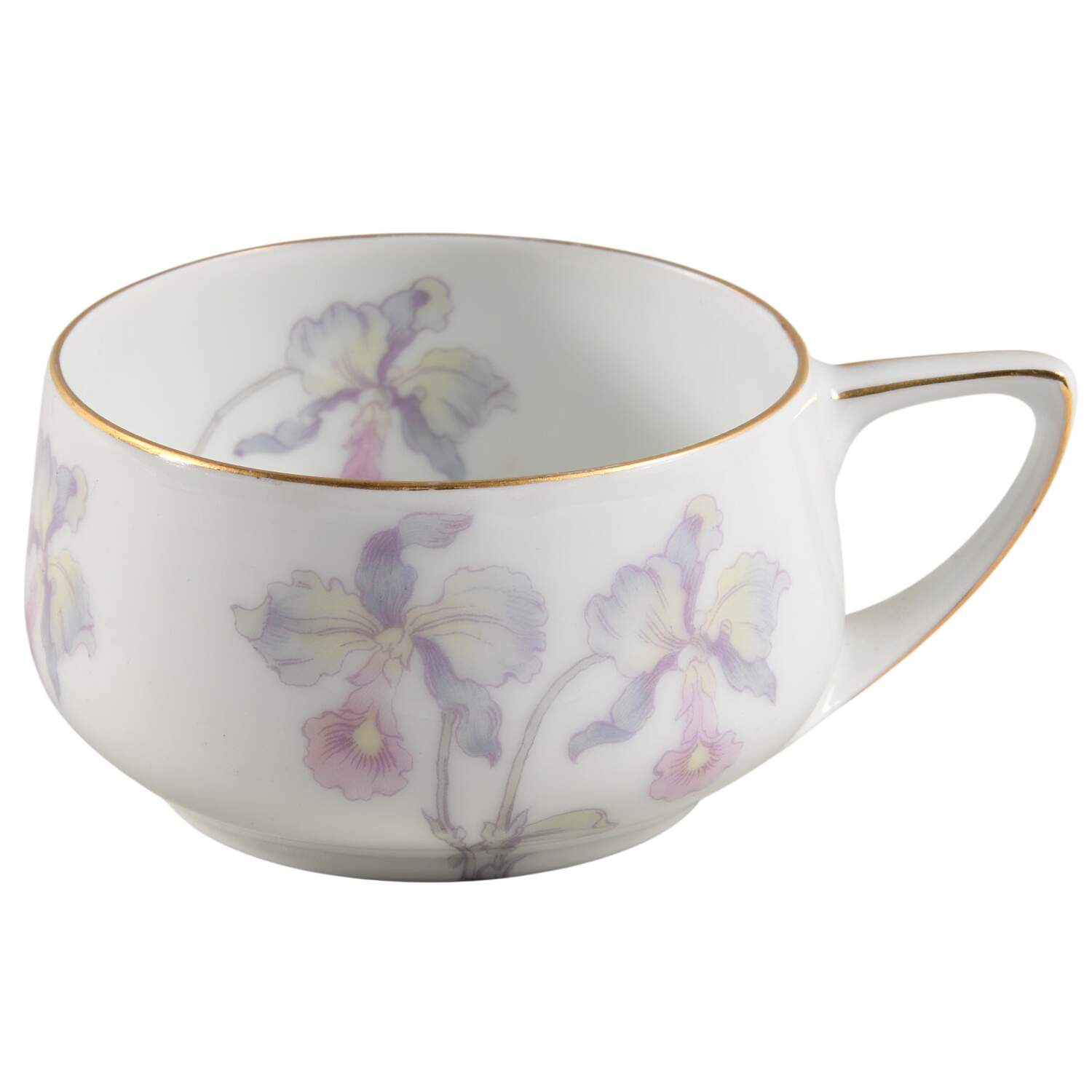 Orchid Iris Flat Cup by Bohemia Ceramic Works-1