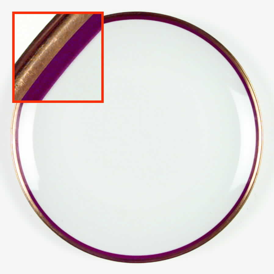Pompadour Maroon Dinner Plate by Bohemia Ceramic Works-1