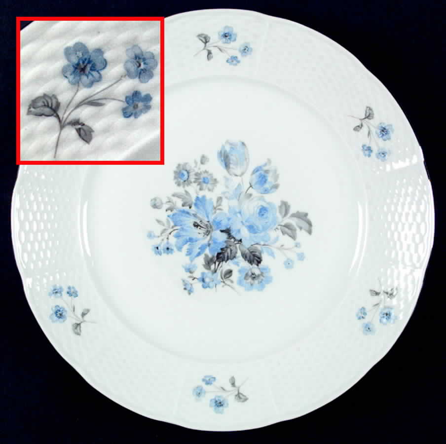 Rhineland (Basketweave) Dinner Plate by Bohemia Ceramic Works-1