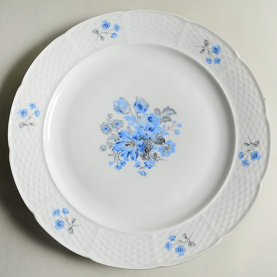 Rhineland (Basketweave) 12" Chop Plate (Round Platter) by Bohemia Ceramic Works-1