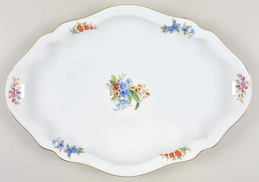 Rhoda 15" Oval Serving Platter by Bohemia Ceramic Works-1