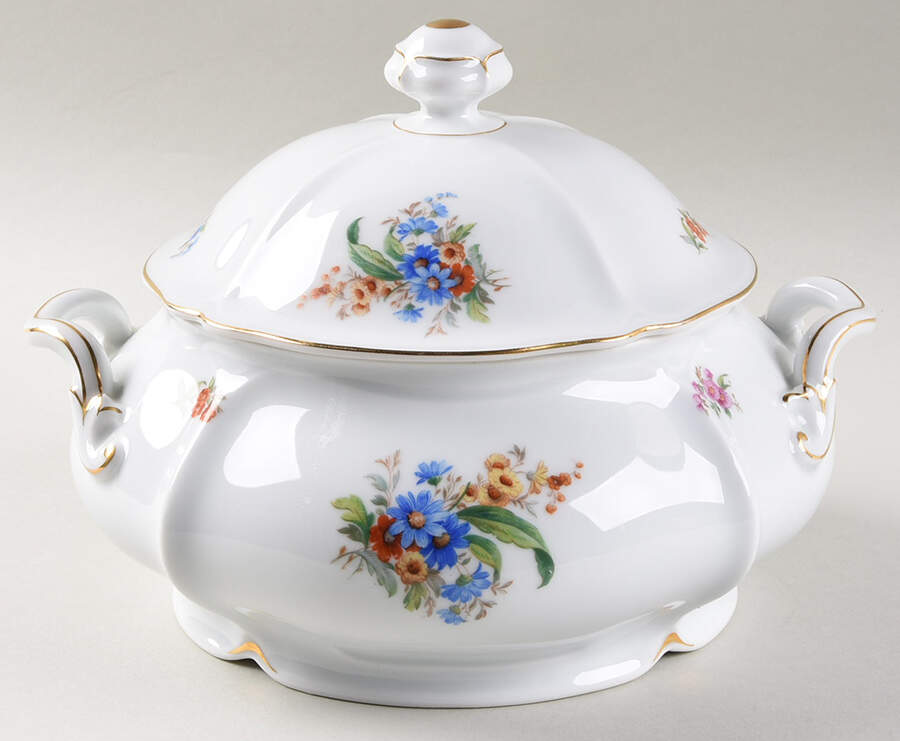 Rhoda Round Covered Vegetable by Bohemia Ceramic Works-1
