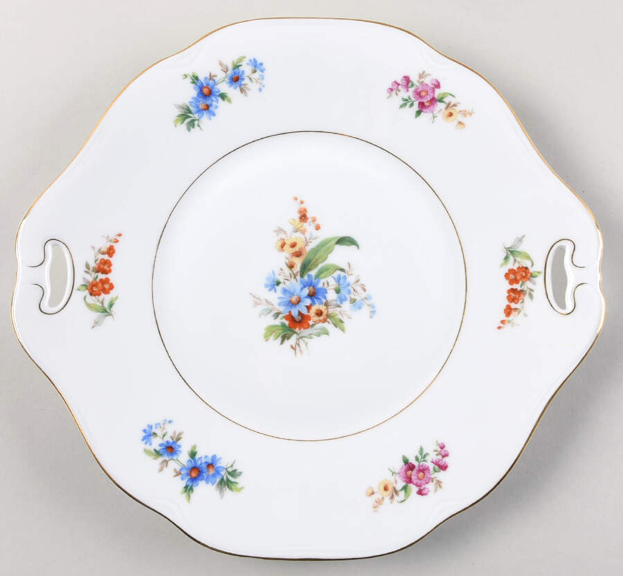 Rhoda Handled Cake Plate by Bohemia Ceramic Works-1
