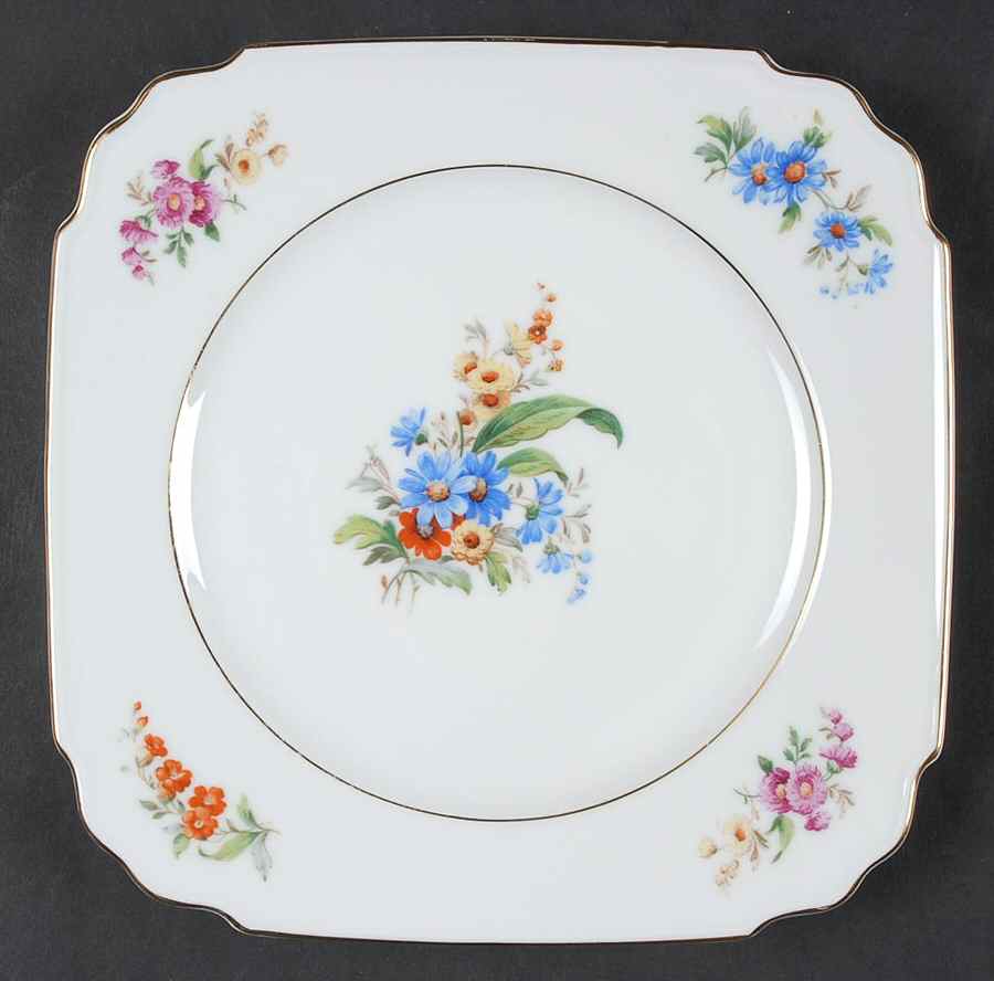 Rhoda Square Salad Plate by Bohemia Ceramic Works-1