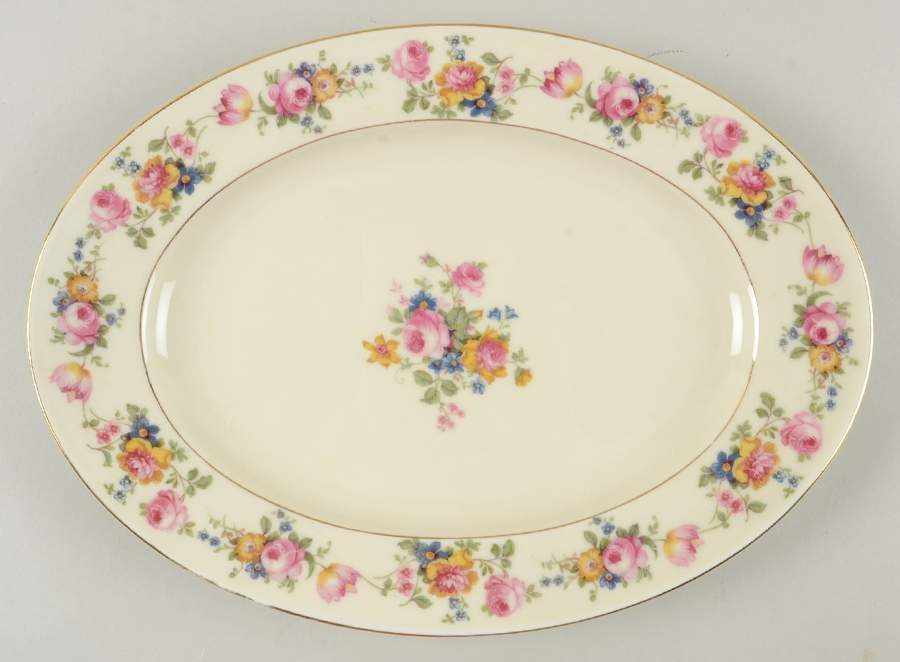 Rosemere 11" Oval Serving Platter by Bohemia Ceramic Works-1