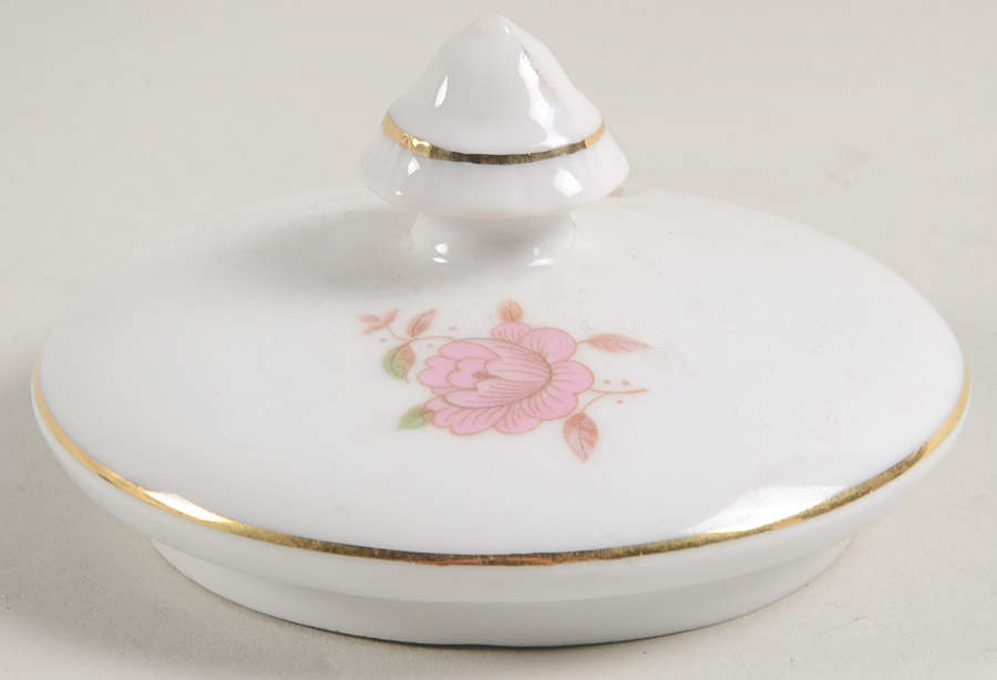 Roslynda Lid for Sugar Bowl by Bohemia Ceramic Works-1
