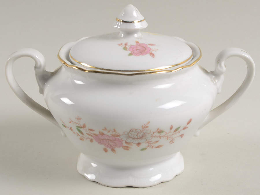 Roslynda Sugar Bowl & Lid by Bohemia Ceramic Works-1