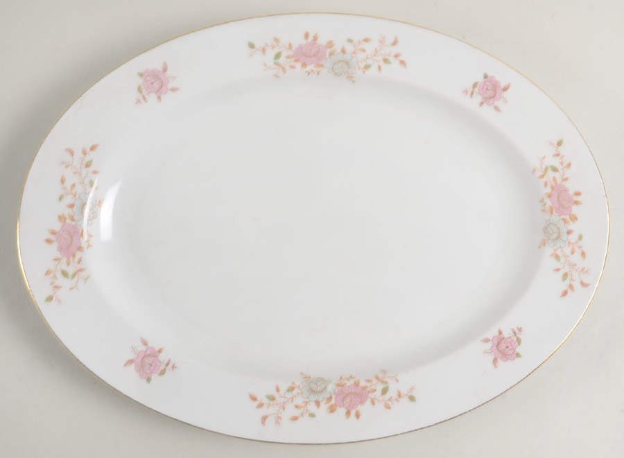 Roslynda 12" Oval Serving Platter by Bohemia Ceramic Works-1