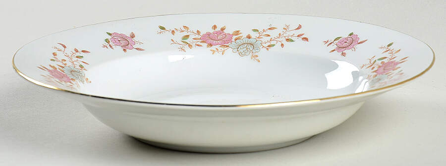 Roslynda Rim Soup Bowl by Bohemia Ceramic Works-1