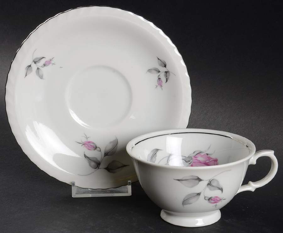 Theresa Footed Cup & Saucer Set by Bohemia Ceramic Works-1