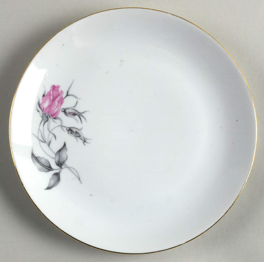 Theresa (Gold Trim) Bread & Butter Plate by Bohemia Ceramic Works-1