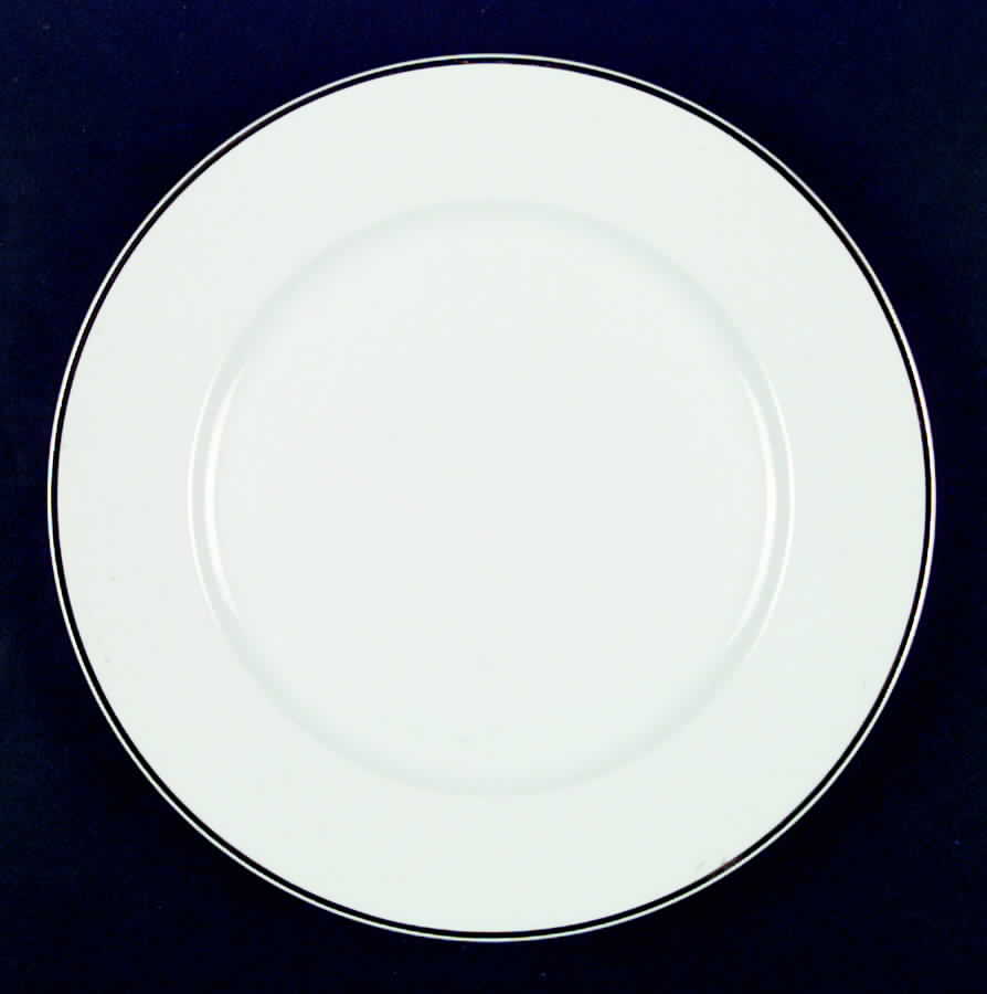 Wedding Band (Trim Off Edge) Dinner Plate by Bohemia Ceramic Works-1
