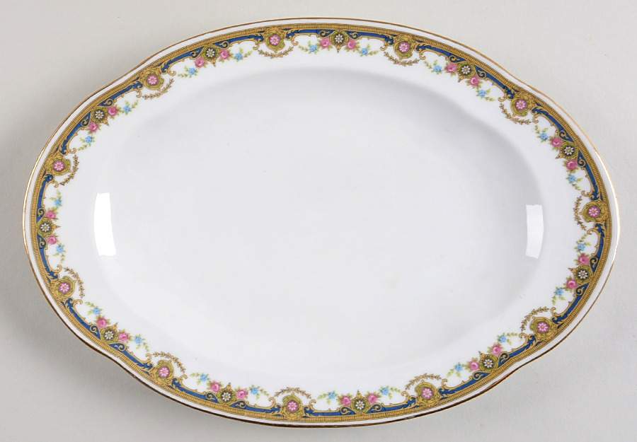 BOJ1 12" Oval Serving Platter by Jean Boyer (Limoges)-1