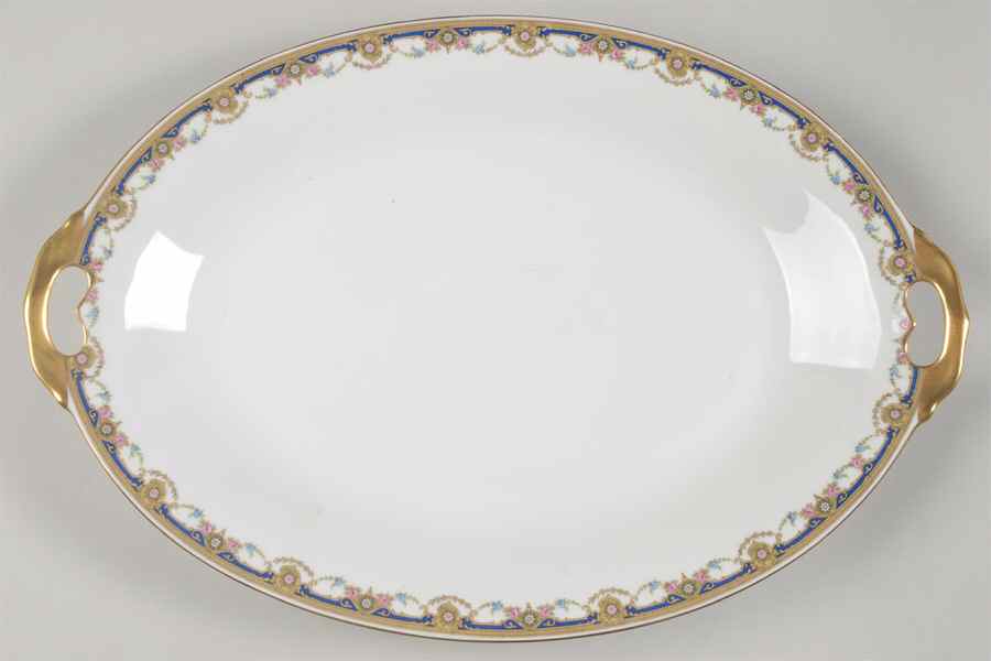 BOJ1 16" Oval Serving Platter by Jean Boyer (Limoges)-1