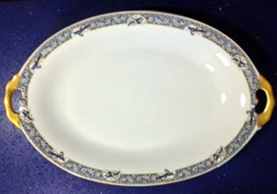 BOJ12 14" Oval Serving Platter by Jean Boyer (Limoges)-1