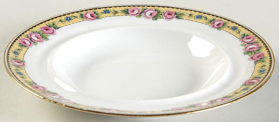 BOJ17 Round Butter No Lid by Jean Boyer (Limoges)-1