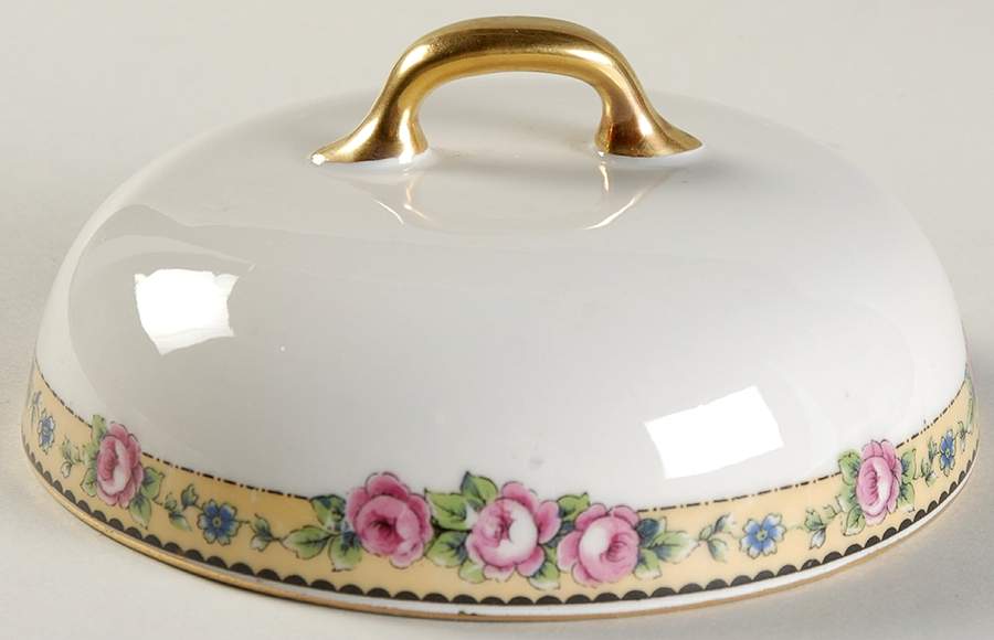 BOJ17 Lid for Round Butter by Jean Boyer (Limoges)-1