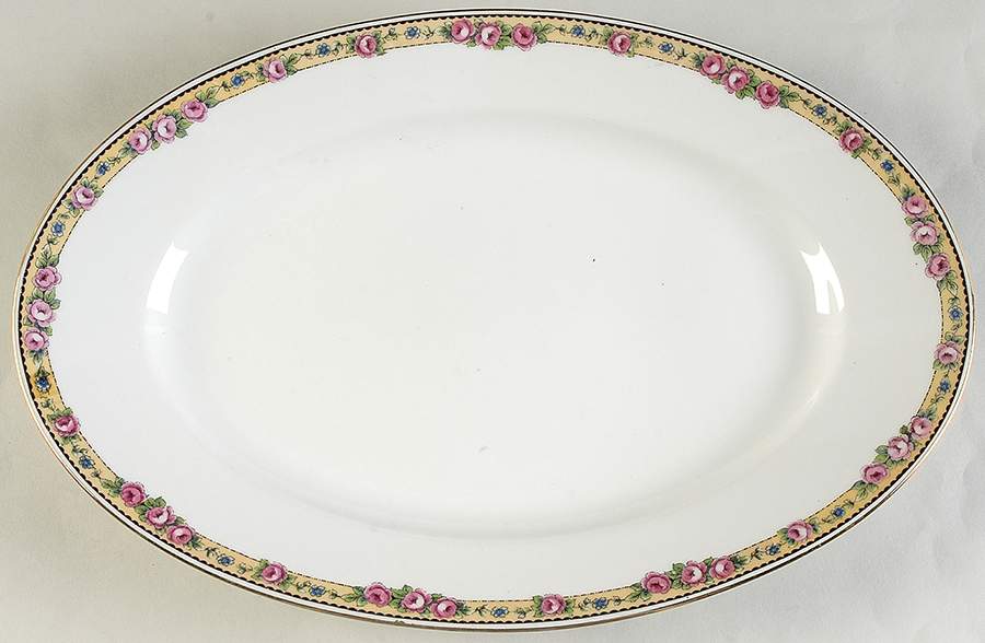 BOJ17 15" Oval Serving Platter by Jean Boyer (Limoges)-1