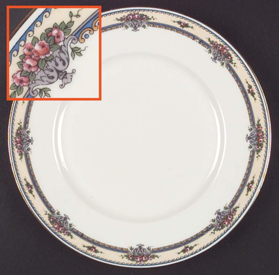 BOJ6 Dinner Plate by Jean Boyer (Limoges)-1