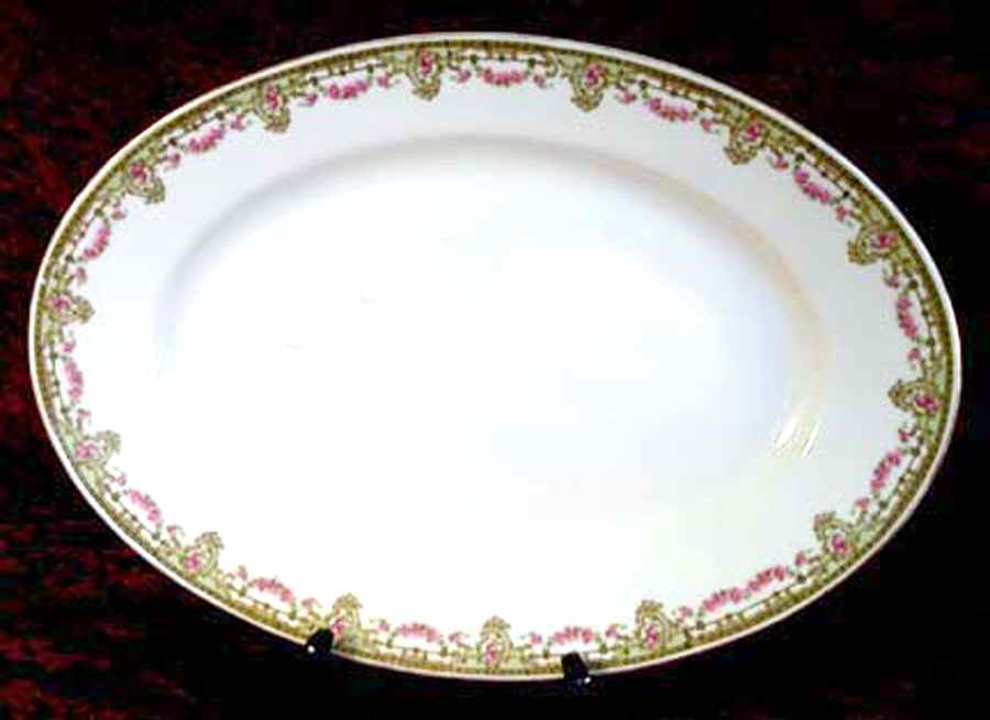 BOJ20 13" Oval Serving Platter by Jean Boyer (Limoges)-1