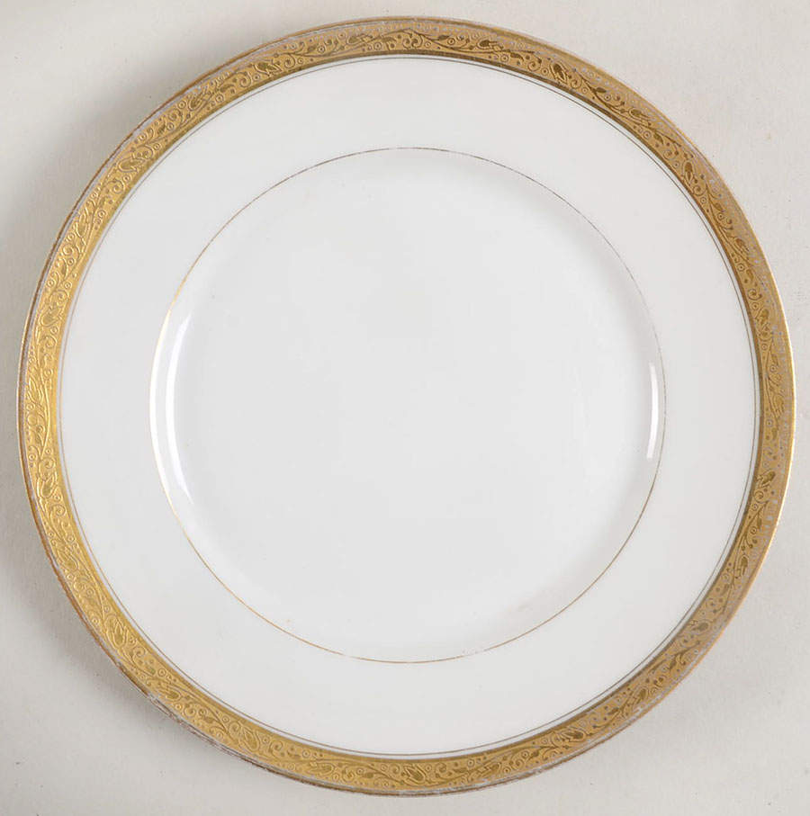 Ivy Salad Plate by Jean Boyer (Limoges)-1