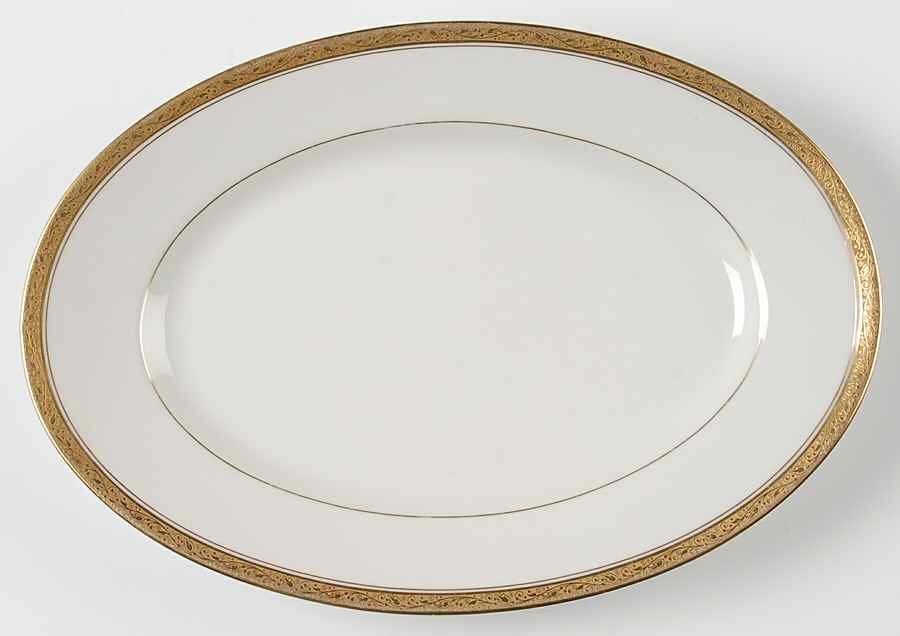 Ivy 13" Oval Serving Platter by Jean Boyer (Limoges)-1