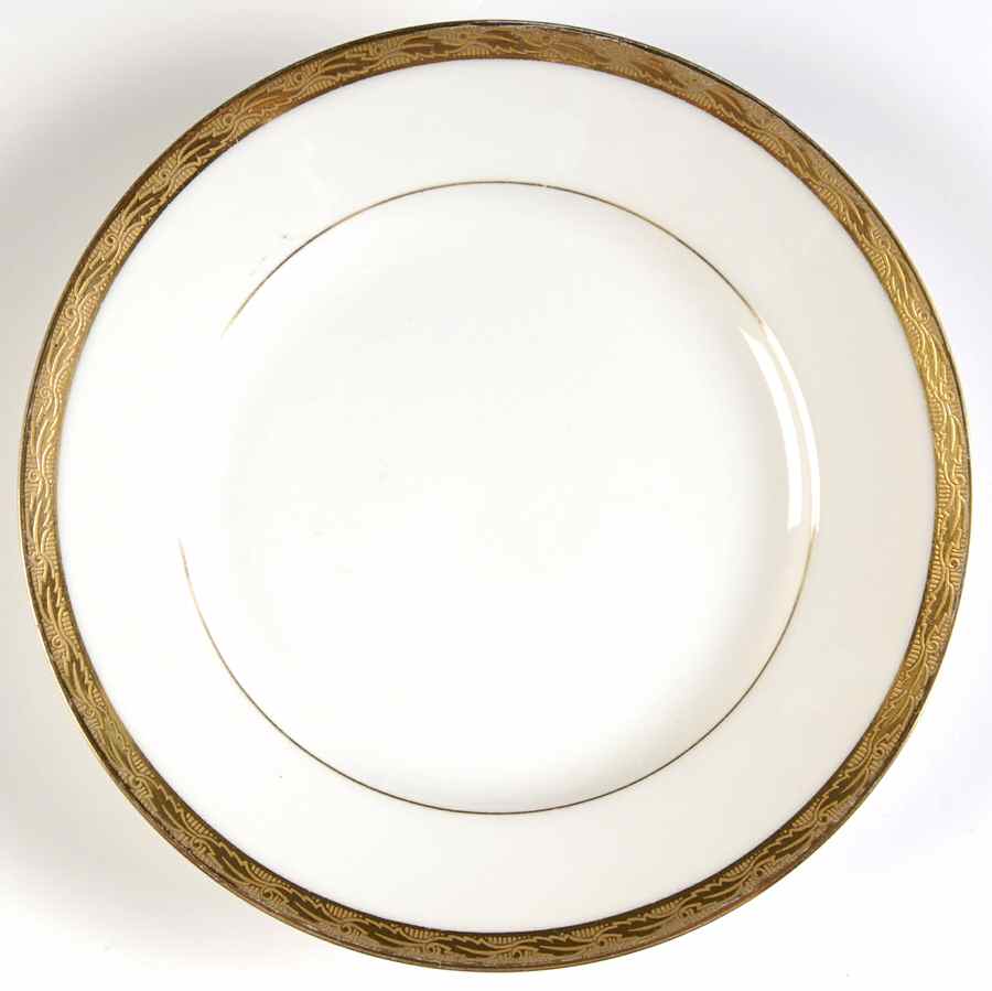 Laurel Bread & Butter Plate by Jean Boyer (Limoges)-1