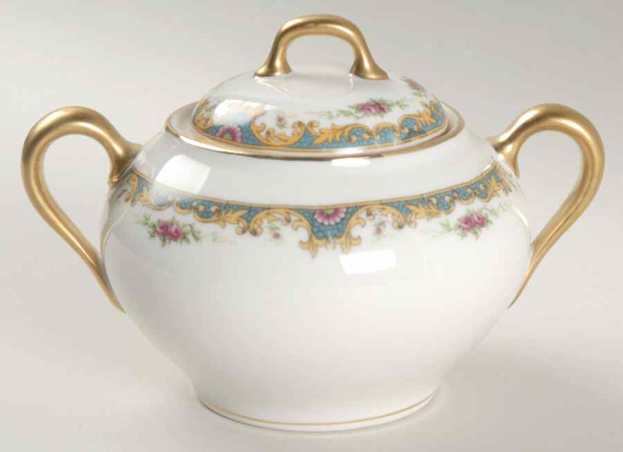 Lucie Sugar Bowl & Lid by Jean Boyer (Limoges)-1