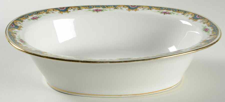 Lucie 9" Oval Vegetable Bowl by Jean Boyer (Limoges)-1