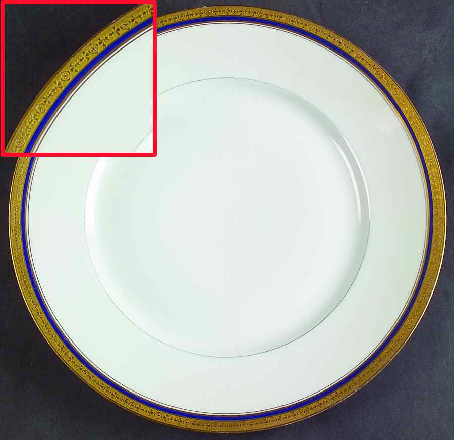Rivoli Dinner Plate by Jean Boyer (Limoges)-1