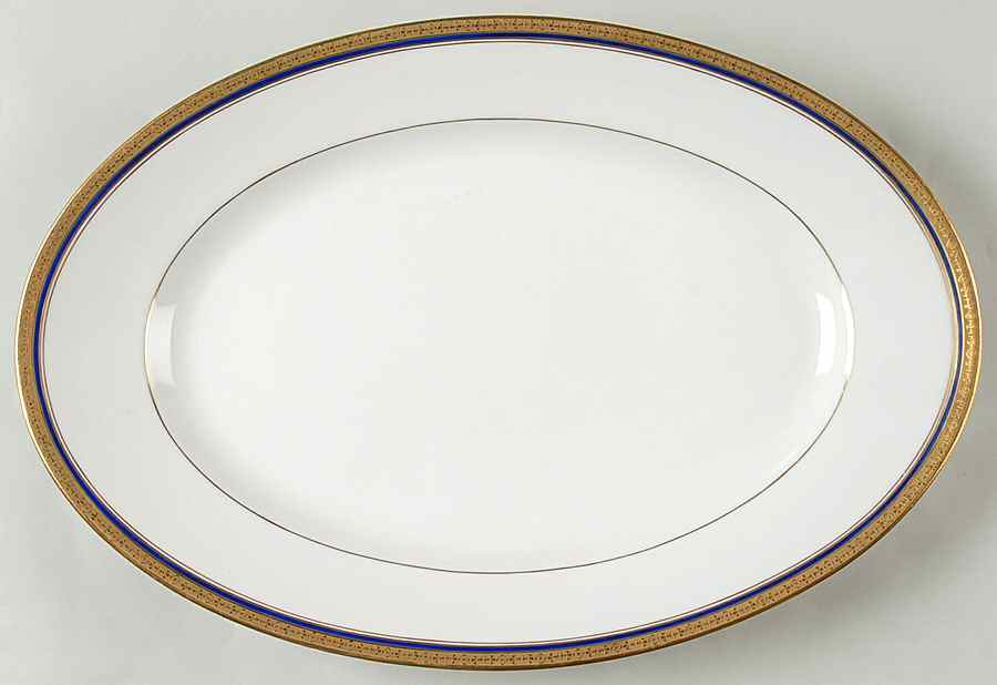 Rivoli 15" Oval Serving Platter by Jean Boyer (Limoges)-1
